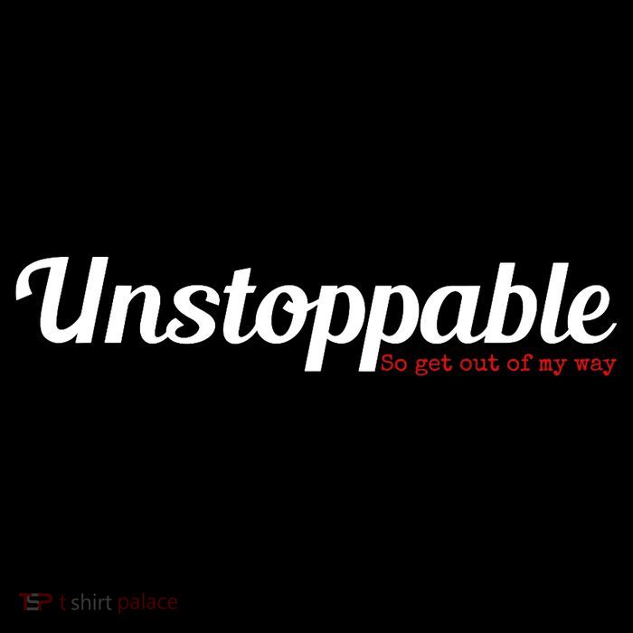 Unstoppable So get out of my way Inspirational Stripe Pom Pom Beanie