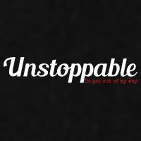 Unstoppable So get out of my way Inspirational Ladies PosiCharge Tri-Blend Wicking Tank