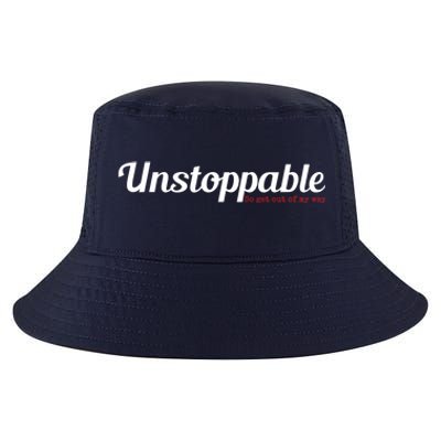 Unstoppable So get out of my way Inspirational Cool Comfort Performance Bucket Hat