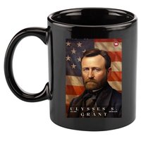 Ulysses S. Grant 18th President Of The United States Portrait 11oz C Handle Ceramic Mug