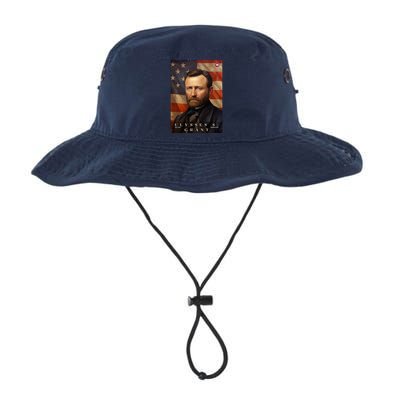 Ulysses S. Grant 18th President Of The United States Portrait Bucket Hat