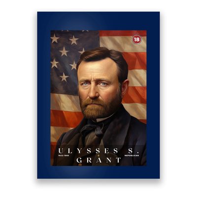 Ulysses S. Grant 18th President Of The United States Portrait Poster