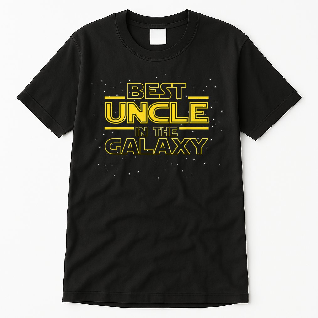 Uncle Shirt Gift for New Uncle, Best Uncle in the Galaxy Tall T-Shirt