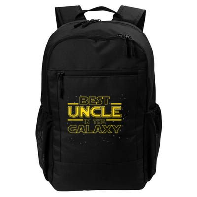 Uncle Shirt Gift for New Uncle, Best Uncle in the Galaxy Daily Commute Backpack