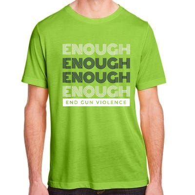 Uvalde Stop Gun Violence Enough End Gun Violence Adult ChromaSoft Performance T-Shirt