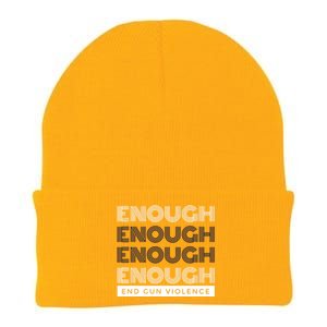 Uvalde Stop Gun Violence Enough End Gun Violence Knit Cap Winter Beanie