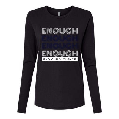 Uvalde Stop Gun Violence Enough End Gun Violence Womens Cotton Relaxed Long Sleeve T-Shirt