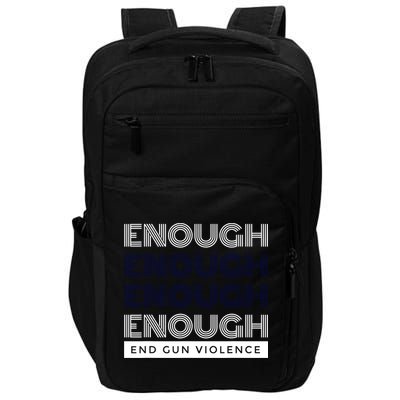 Uvalde Stop Gun Violence Enough End Gun Violence Impact Tech Backpack