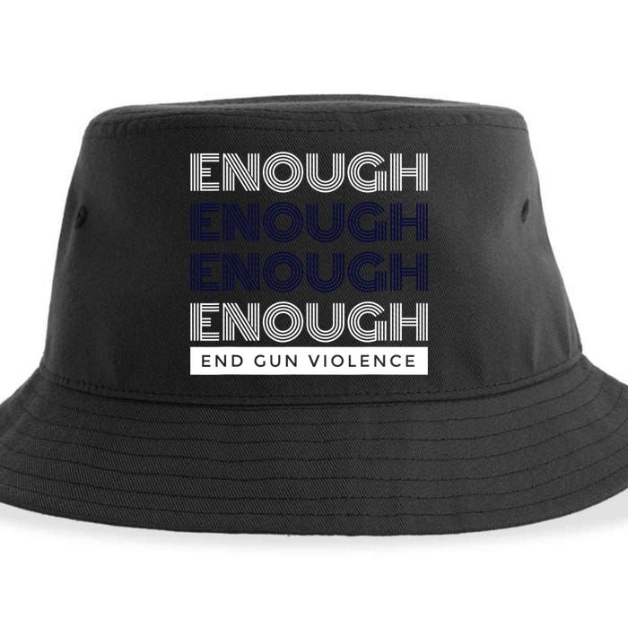 Uvalde Stop Gun Violence Enough End Gun Violence Sustainable Bucket Hat