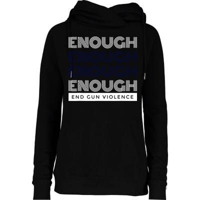 Uvalde Stop Gun Violence Enough End Gun Violence Womens Funnel Neck Pullover Hood