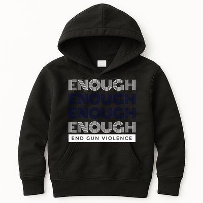 Uvalde Stop Gun Violence Enough End Gun Violence Kids Hoodie
