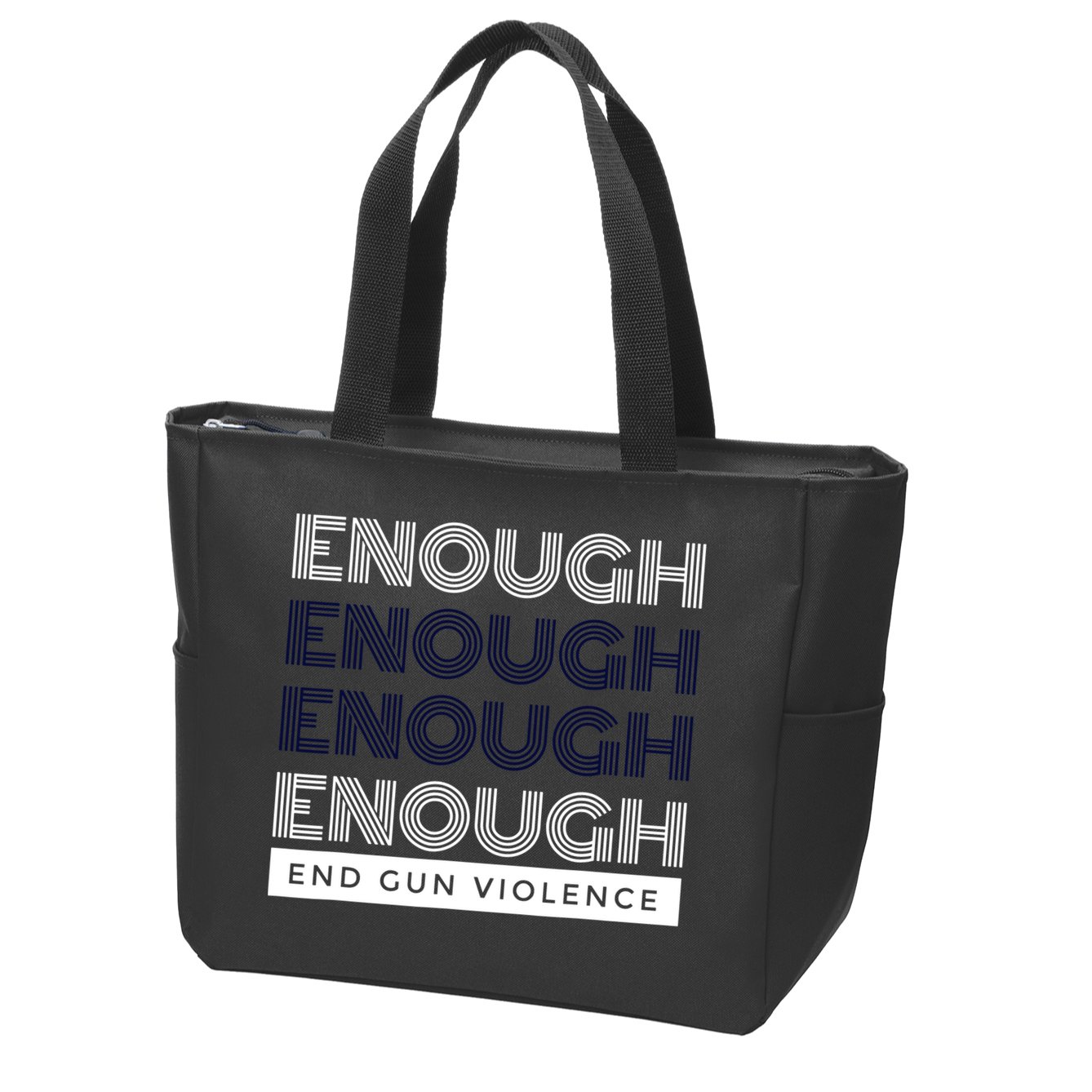 Uvalde Stop Gun Violence Enough End Gun Violence Zip Tote Bag