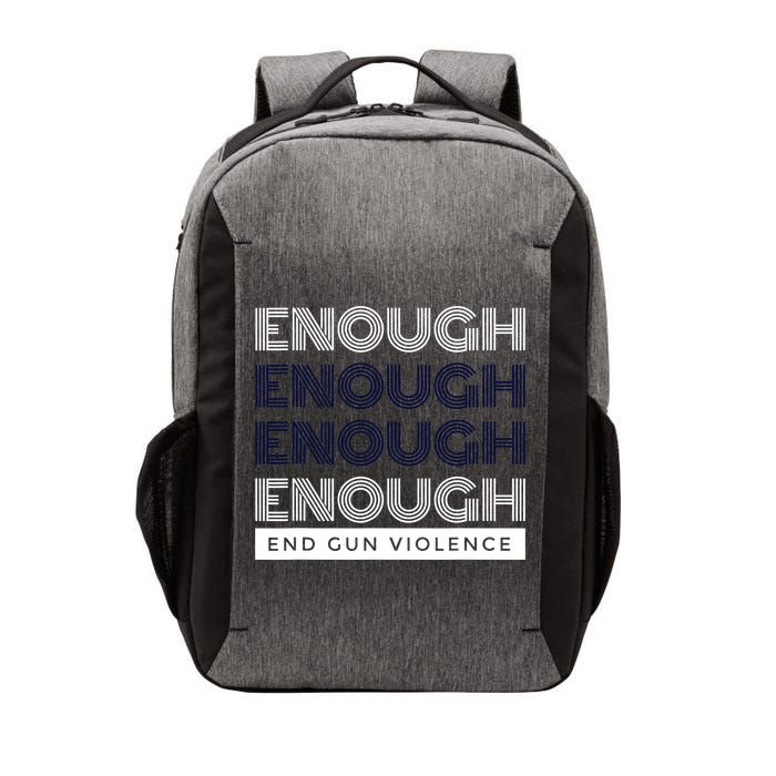 Uvalde Stop Gun Violence Enough End Gun Violence Vector Backpack