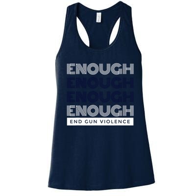 Uvalde Stop Gun Violence Enough End Gun Violence Women's Racerback Tank