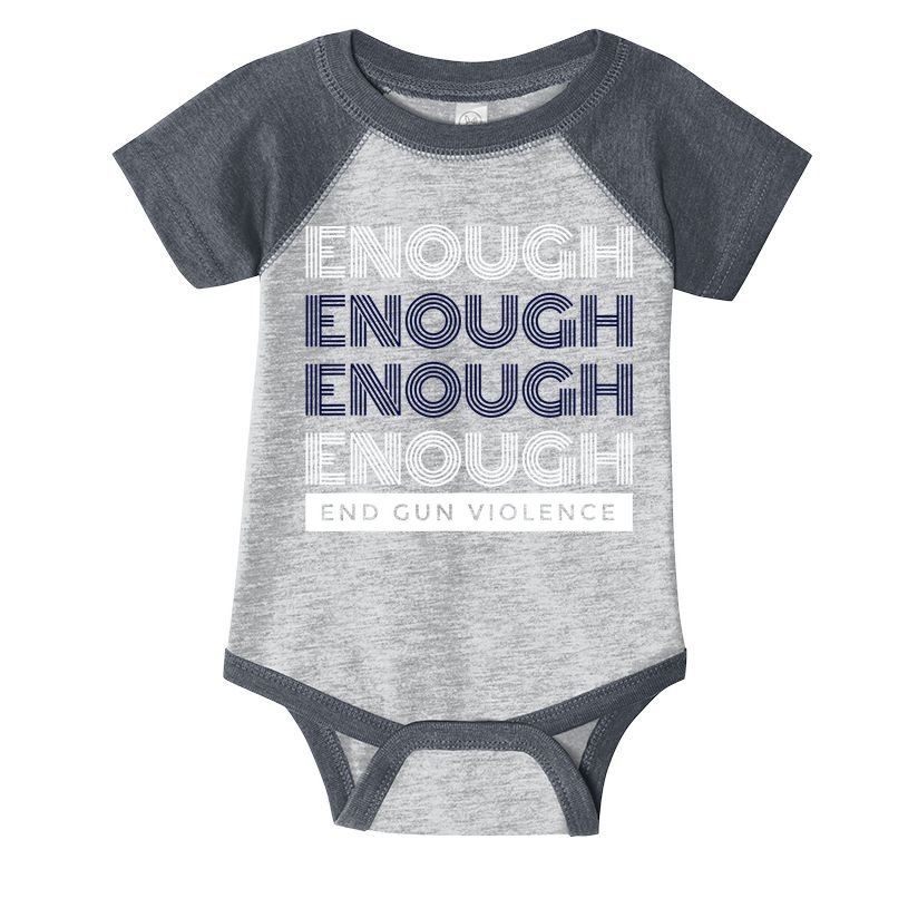 Uvalde Stop Gun Violence Enough End Gun Violence Infant Baby Jersey Bodysuit
