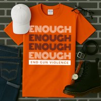 Uvalde Stop Gun Violence Enough End Gun Violence Tall T-Shirt