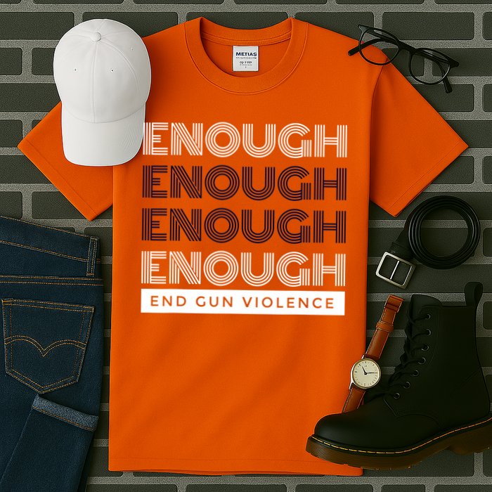 Uvalde Stop Gun Violence Enough End Gun Violence Tall T-Shirt