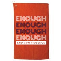 Uvalde Stop Gun Violence Enough End Gun Violence Golf Towel