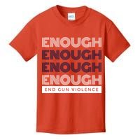 Uvalde Stop Gun Violence Enough End Gun Violence Kids T-Shirt