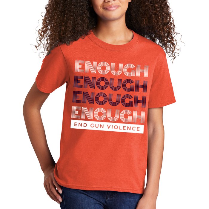 Uvalde Stop Gun Violence Enough End Gun Violence Kids T-Shirt