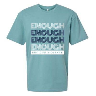 Uvalde Stop Gun Violence Enough End Gun Violence Sueded Cloud Jersey T-Shirt