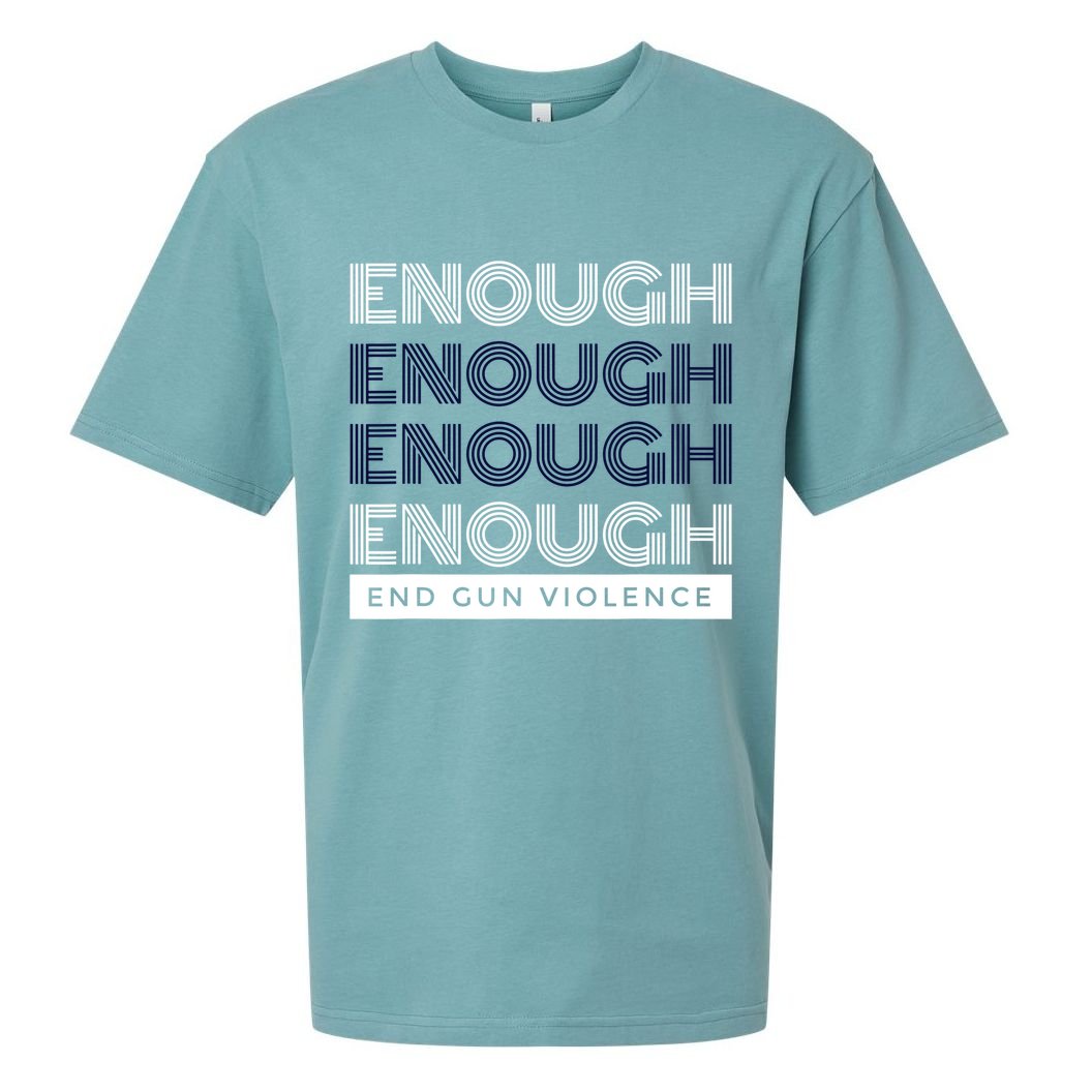 Uvalde Stop Gun Violence Enough End Gun Violence Sueded Cloud Jersey T-Shirt