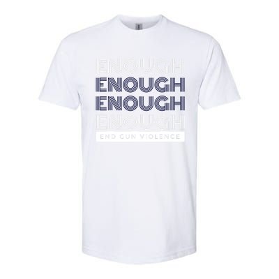 Uvalde Stop Gun Violence Enough End Gun Violence Softstyle® CVC T-Shirt