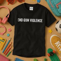 Uvalde Stop Gun Violence Kids T-Shirt
