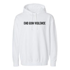 Uvalde Stop Gun Violence Garment-Dyed Fleece Hoodie