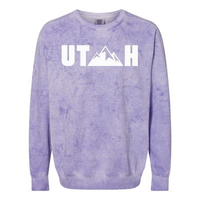 Utah State Gift Colorblast Crewneck Sweatshirt