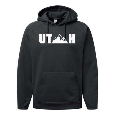 Utah State Gift Performance Fleece Hoodie