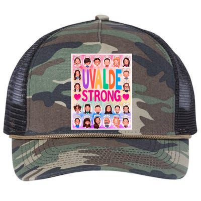 Uvalde Strong Gun Safety Supporter Remember Retro Rope Trucker Hat Cap