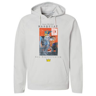 Urban Streetwear Graphics Basquiat Art Abstract Performance Fleece Hoodie