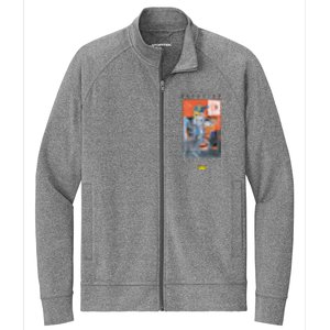 Urban Streetwear Graphics Basquiat Art Abstract Stretch Full-Zip Cadet Jacket