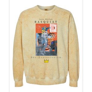 Urban Streetwear Graphics Basquiat Art Abstract Colorblast Crewneck Sweatshirt