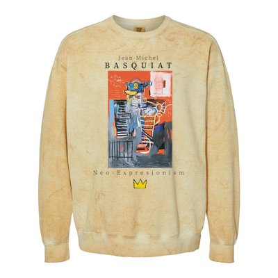 Urban Streetwear Graphics Basquiat Art Abstract Colorblast Crewneck Sweatshirt