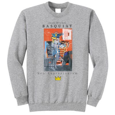 Urban Streetwear Graphics Basquiat Art Abstract Tall Sweatshirt