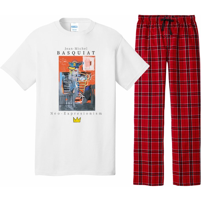 Urban Streetwear Graphics Basquiat Art Abstract Pajama Set