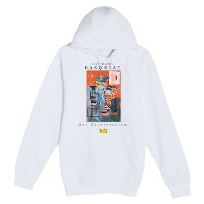 Urban Streetwear Graphics Basquiat Art Abstract Premium Pullover Hoodie