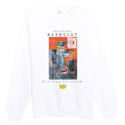 Urban Streetwear Graphics Basquiat Art Abstract Premium Crewneck Sweatshirt