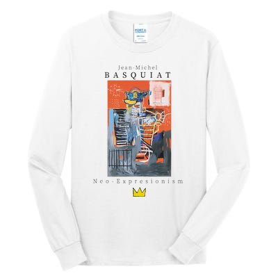 Urban Streetwear Graphics Basquiat Art Abstract Tall Long Sleeve T-Shirt