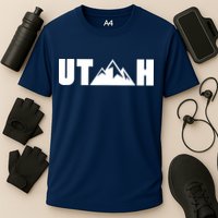 Utah State Gift Cooling Performance Crew T-Shirt