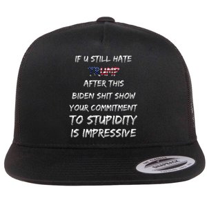 U Still Hate Trump After This Biden Flat Bill Trucker Hat