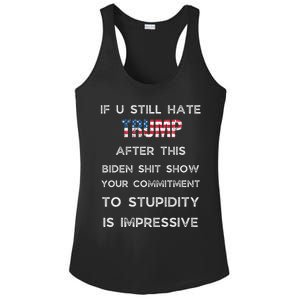 U Still Hate Trump After This Biden Ladies PosiCharge Competitor Racerback Tank