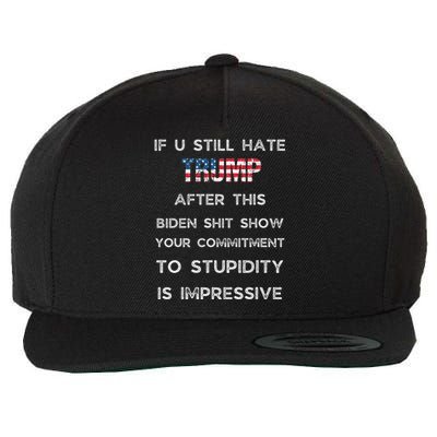 U Still Hate Trump After This Biden Wool Snapback Cap