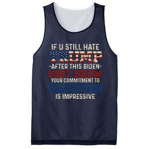 U Still Hate Trump After This Biden Mesh Reversible Basketball Jersey Tank