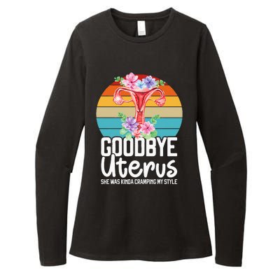 Uterus Support Hysterectomy Recovery Products Womens CVC Long Sleeve Shirt