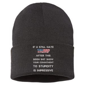 U Still Hate Trump After This Biden Sustainable Knit Beanie