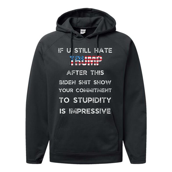 U Still Hate Trump After This Biden Performance Fleece Hoodie