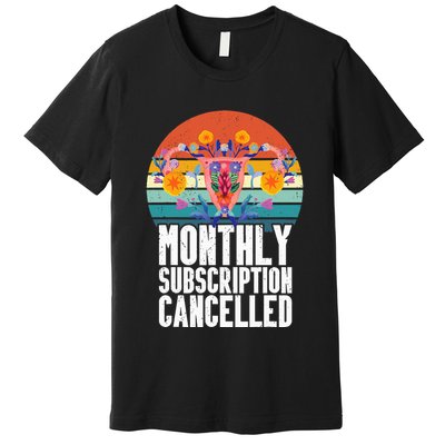 Uterus Support Hysterectomy Recovery Products Premium T-Shirt